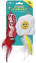 Kylie's Brights CFJ Bacon & Eggs Cat Toy, 2 count slide 1 of 2