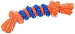 Infinity TPR/Rope Bone Sm Dog Tug Toy, Orange