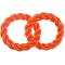 Show in main carousel: Infinity TPR 2 Rings Dog Chew Toy, Orange slide 1 of 2
