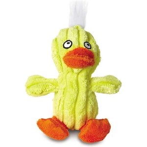 Griggles Quackling Squeaky Plush Dog Toy, Small