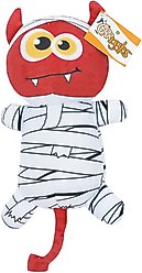 Griggles Devil Mummy Squeaky Plush Dog Toy