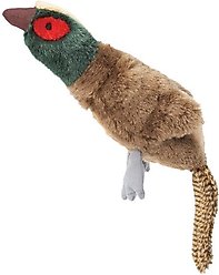 Griggles Squawk Flock Pheasant Squeaky Plush Dog Toy
