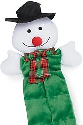 Griggles Christmas Holiday Squeaktacular Snowman Squeaky Plush Dog Toy slide 2 of 2