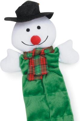 Show full view: Griggles Christmas Holiday Squeaktacular Snowman Squeaky Plush Dog Toy slide 2 of 2