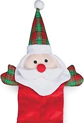 Griggles Christmas Holiday Squeaktacular Santa Squeaky Plush Dog Toy slide 2 of 2