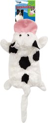 Griggles Farm Friend Unstuffies Cow Squeaky Plush Dog Toy, Large
