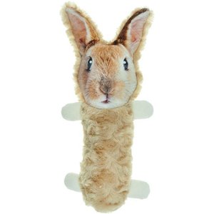 FurRealz Tubular Squeaker Rabbit Dog Chew Toy