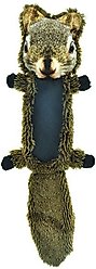 FurRealz Flattie Ballistic Belly Squirrel Dog Chew Toy, 18-in