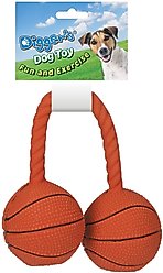 Digger's Latex Twin Basketballs Dog Ball Toy