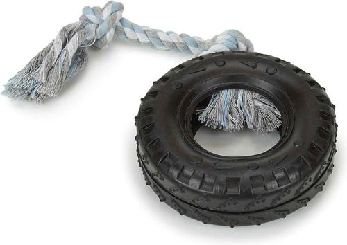 Show full view: Digger's Tire N Tug Dog Toy slide 2 of 2