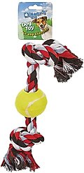 Digger's Rope Toy with Tennis Ball Dog Tug Toy