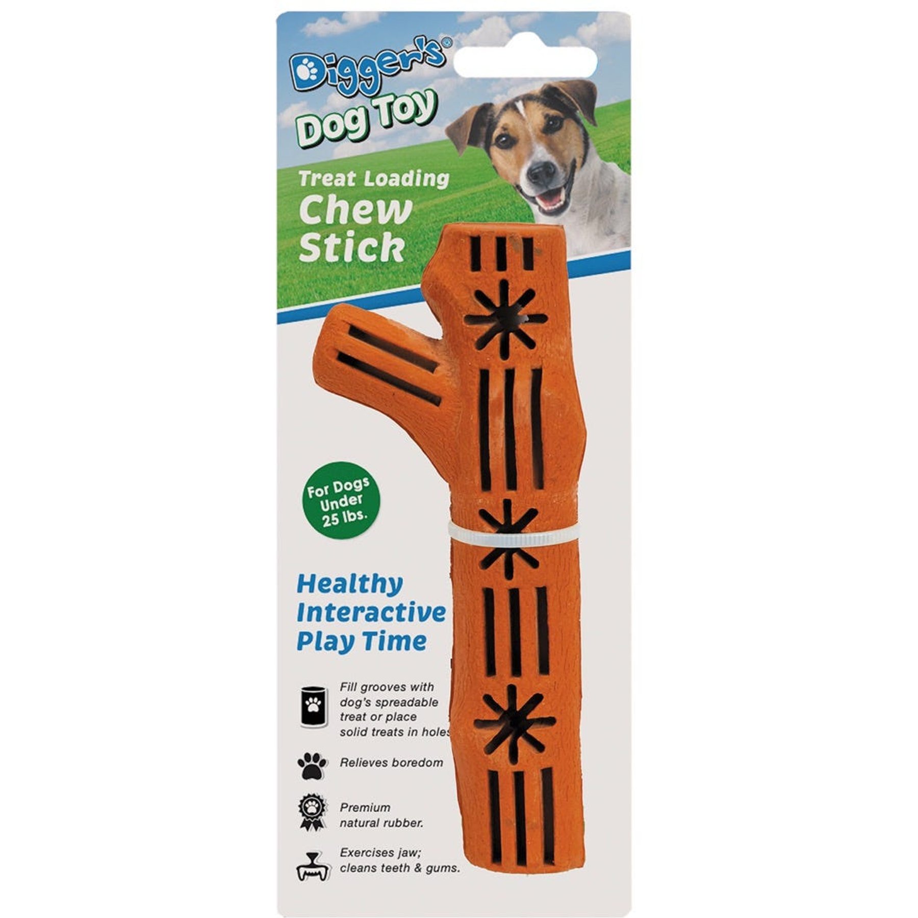 Digger's Chew Stick Dog Toy, Small