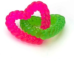 Digger's Chainlink Hearts Dog Chew Toy