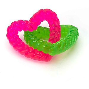 Digger's Chainlink Hearts Dog Chew Toy