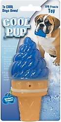 Cool Pup Toy Ice Cream Cone Dog Chew Toy, Blue, Mini slide 1 of 3