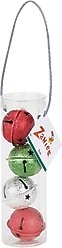 Zanies Christmas Holiday Jingle Ball Canister Cat Toy, 4 count