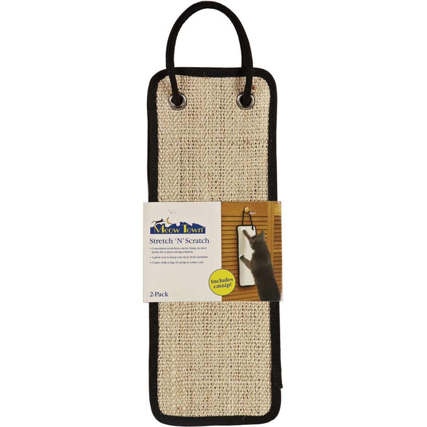 Meow Town Stretch N' Scratch Cat Toy, 2 count