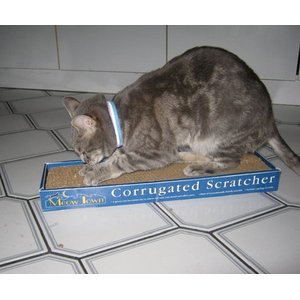 Meow Town Corrugated Scratcher 19-in Cat Toy