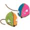 Show in main carousel: Kylie's Brights Two Toned Raffia Mouse Cat Toy slide 1 of 1