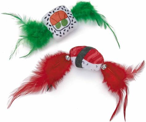 Show full view: Cat is Good Sushi Cat Toy with Catnip, 2 count slide 2 of 2