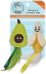 Cat is Good Banana & Avocado Cat Toy with Catnip, 2 count slide 1 of 2