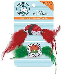 Cat is Good Sushi Cat Toy with Catnip, 2 count