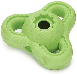 Zanies Treat Boomerang Dog Chew Toy, Green, 4.75-in