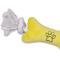 Show in main carousel: Zanies Tiny Tugger Dog Toy, Yellow, 7-in slide 3 of 3