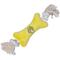 Show in main carousel: Zanies Tiny Tugger Dog Toy, Yellow, 7-in slide 1 of 3