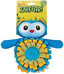Zanies Sniffari Owl with Squeaker Dog Chew Toy