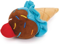 Zanies Single-Scoop Ice Cream Cone Squeaky Dog Chew Toy slide 2 of 2