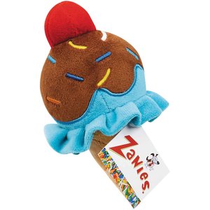 Zanies Single-Scoop Ice Cream Cone Squeaky Dog Chew Toy