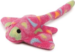 Zanies Sea Charmer Stingray Squeaky Dog Chew Toy, Pink