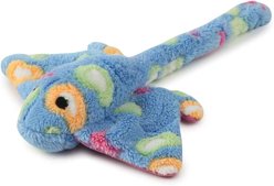 Zanies Sea Charmer Stingray Squeaky Dog Chew Toy, Blue