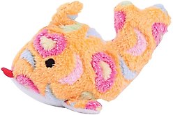 Zanies Sea Charmer Fish Squeaky Dog Chew Toy, Orange