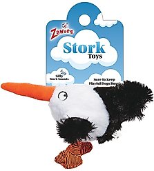 Zanies Plump Stork Dog Chew Toy