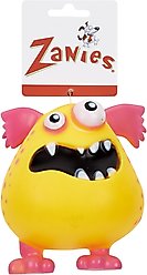 Zanies Pink Hair Monster Squeaky Dog Chew Toy slide 2 of 2