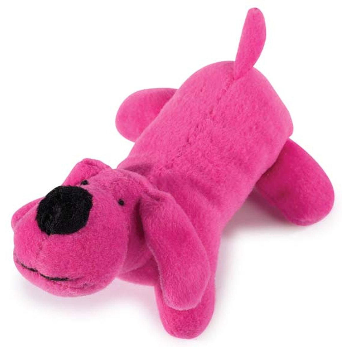 Zanies Neon Yelper Squeaky Dog Chew Toy, Pink, Small