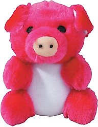 Zanies Kutie Pies Poink Pig Squeaky Dog Chew Toy, 4.75-in