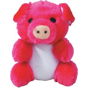 Zanies Kutie Pies Poink Pig Squeaky Dog Chew Toy, 4.75-in