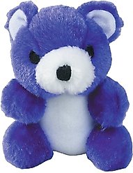 Zanies Kutie Pies Binky Bear Squeaky Dog Chew Toy, 4.75-in
