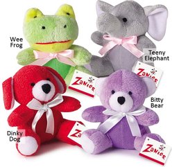 Zanies Itty Bitty Wee Frog Squeaky Dog Chew Toy, 3.5-in slide 2 of 2