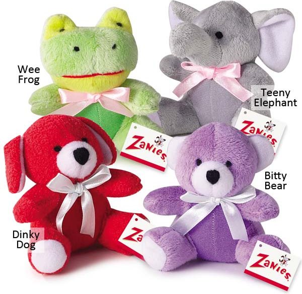 Show full view: Zanies Itty Bitty Wee Frog Squeaky Dog Chew Toy, 3.5-in slide 2 of 2