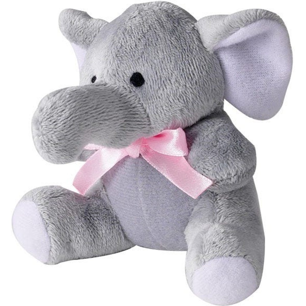 Zanies Itty Bitty Teeny Elephant Squeaky Dog Chew Toy, 3.5-in