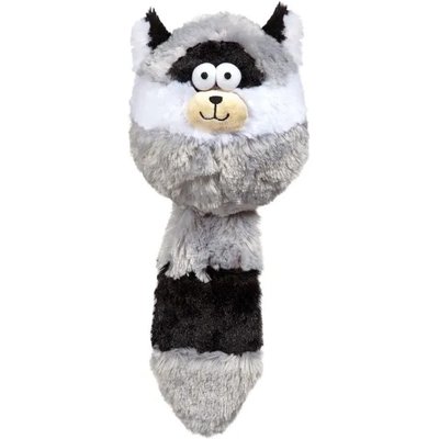 Zanies Zanies Funny Furry Fatty Raccoon Squeaky Dog Chew Toy
