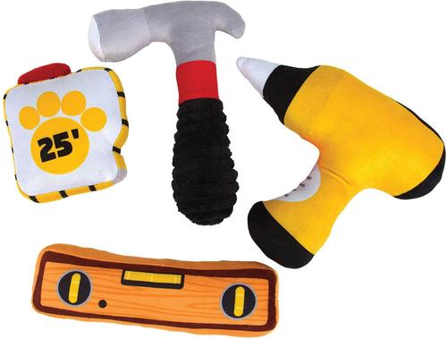 Show full view: Zanies Fetch & Fix Tool Squeaky Dog Chew Toy, 4 count slide 2 of 8