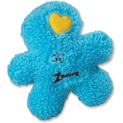 Zanies Zanies Embroidered Berber Boy Squeaky Dog Chew Toy, 8.5-in, Blue
