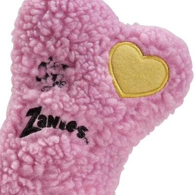 Show full view: Zanies Embroidered Berber Bone Squeaky Dog Chew Toy, 8-in, Pink slide 2 of 2