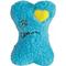 Show in main carousel: Zanies Embroidered Berber Bone Squeaky Dog Chew Toy, 8-in, Blue slide 1 of 2