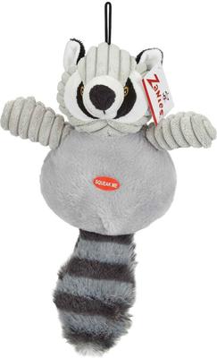 Show full view: Zanies Country Crew Raccoon Squeaky Dog Chew Toy, 4 count slide 2 of 2